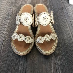 Jack Rogers Shelby Espadrille Wedge Slide Sandals
